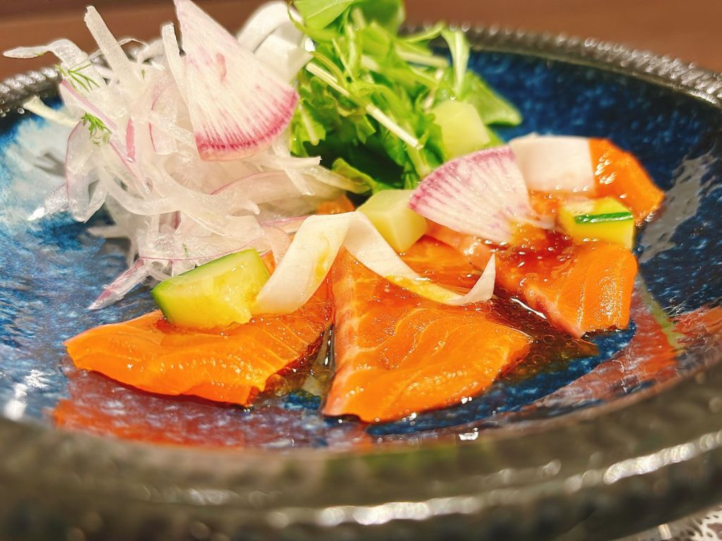 夕食コース 盛り付け